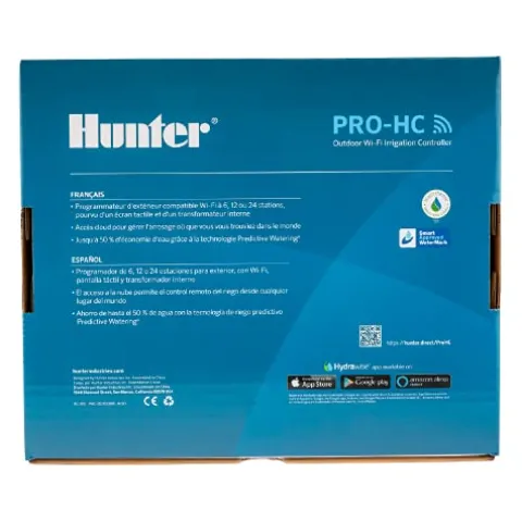 Hunter Hydrawise Pro-HC 24-Station Outdoor Wi-Fi Irrigation Controller White