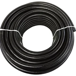 HydroMaxx 3″ Dia. x 50 ft Black Flexible PVC Pipe for Koi Ponds, Irrigation, and Water Gardens