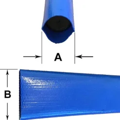 HydroMaxx 4″ Dia. x 300 ft Heavy Duty Reinforced PVC Lay Flat Hose Blue