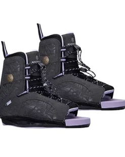 Hyperlite Cadence Womens Wakeboard 134 W/Syn Bindings Black/Yellow 134cm/(4-8.5)