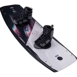 Hyperlite Cryptic Jr. Kids Wakeboard 128 W/Remix Bindings Black/White