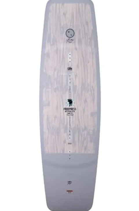 Hyperlite Freepress Mens Wakeboard Grey/Blue 148cm