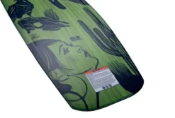 Hyperlite Guara Mens Wakeboard Wood Grain Green 150cm