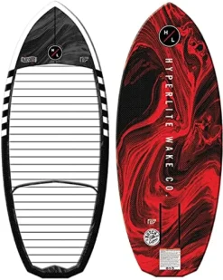 Hyperlite Majic Karpet Wakefoil Board White/Red