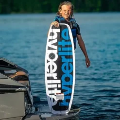 Hyperlite Motive Jr. Kids Wakeboard Package with Remix Bindings Multi-color