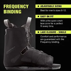 Hyperlite Motive Wakeboard + Frequency Bindings Package – Beginner to Intermediate Riders – 140cm