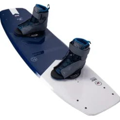 Hyperlite Murray Mens Wakeboard 139 W/Session Bindings Blue/White