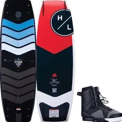 Hyperlite Murray Pro Men’s Wakeboard 144 with Team X Bindings Black/Grey