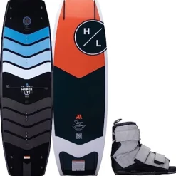 Hyperlite Murray Pro Mens Wakeboard 144 W/Formula Bindings Black/Grey 144cm