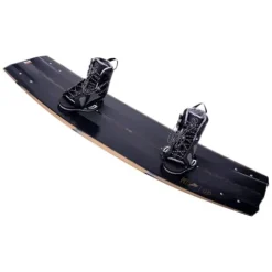 Hyperlite Rusty Pro Mens Wakeboard 140 W/Team OT Bindings Black/Gold 140cm/(7-10.5)