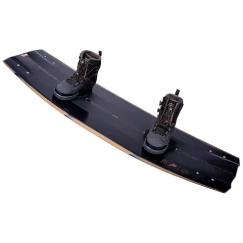 Hyperlite Rusty Pro Men’s Wakeboard 143 with Ultra Bindings Black/Gold 143cm