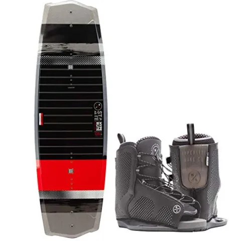 Hyperlite State 2.0 Wakeboard w/Remix Bindings Mens Black 135cm