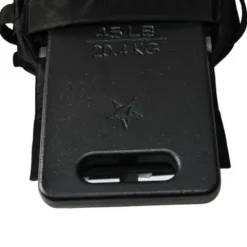 HYPERWEAR Hyper Ruck Backpack – 3 Rucking Plates/Laptop Sleeves – Weight Vest Fitness Day Pack, 20L Black Silver