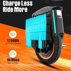 I INMOTION Inmotion V12HT Electric Unicycle for Adults, 16 Inch All Terrain EUC