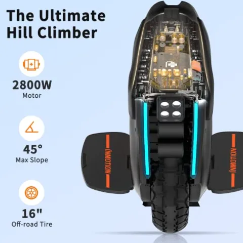 I INMOTION Inmotion V12HT Electric Unicycle Black