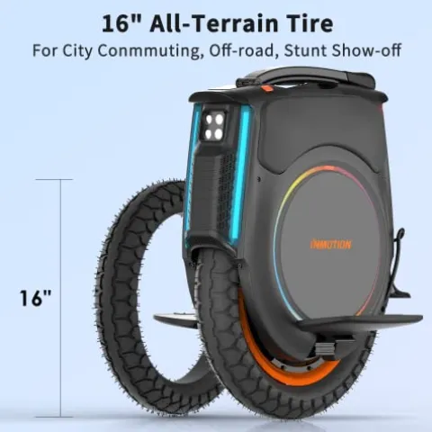 I INMOTION Inmotion V12HT Electric Unicycle Black