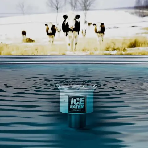 ICE EATER P250/25 Pond Deicer with 25 ft Power Cord, 0.25 HP, No Assembly Required