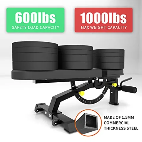 IFAST Power Cage LAT Pull Down System Full Body Workout Equipment with 230lbs Weight Plates and 7FT Barbell