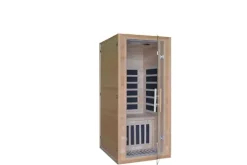 IKTG Infrared Sauna Room Low Magnetic Graphene Heating Canadian Hemlock Khaki