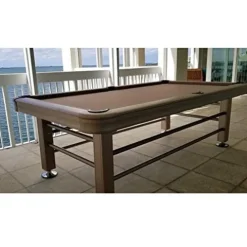 IMPERIAL Outdoor Pool Table Brown