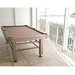 IMPERIAL Outdoor Pool Table Brown