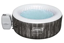 Inflatable Coleman SaluSpa Bahamas 4-Person Portable Hot Tub Blue
