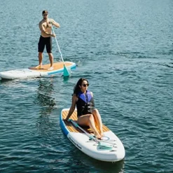 Inflatable Sport Boats Premium Inflatable Stand Up Paddle Board & Kayak White