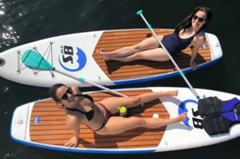 Inflatable Sport Boats Premium Inflatable Stand Up Paddle Board & Kayak White