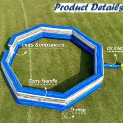 INFLATABLEGAGA Inflatable Gagaball Pit 20ft Commercial Grade Court with Air Blower