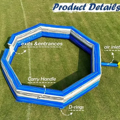 INFLATABLEGAGA Inflatable Gagaball Pit 20ft Commercial Grade Court with Air Blower