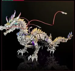 Inkist 3D Metal Chinese Dragon Puzzle Kit 2030PCS