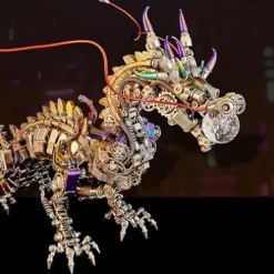 Inkist 3D Metal Chinese Dragon Puzzle Kit 2030PCS