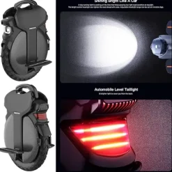 InMotion V11 Electric Unicycle with Adjustable Suspension Black