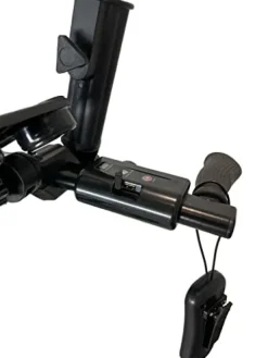 Insanity Golf Electric Golf Trolley Cart with Remote Control, Aluminum Frame, 24V 12Ah Lithium-Ion Battery – Black Cart, Silver Wheels