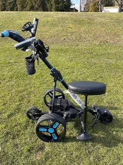 Insanity Golf Electric Golf Trolley with Remote & Slope Control Black/Blue