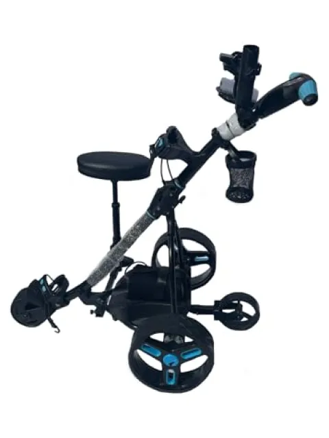 Insanity Golf Electric Golf Trolley with Remote & Slope Control Black/Blue