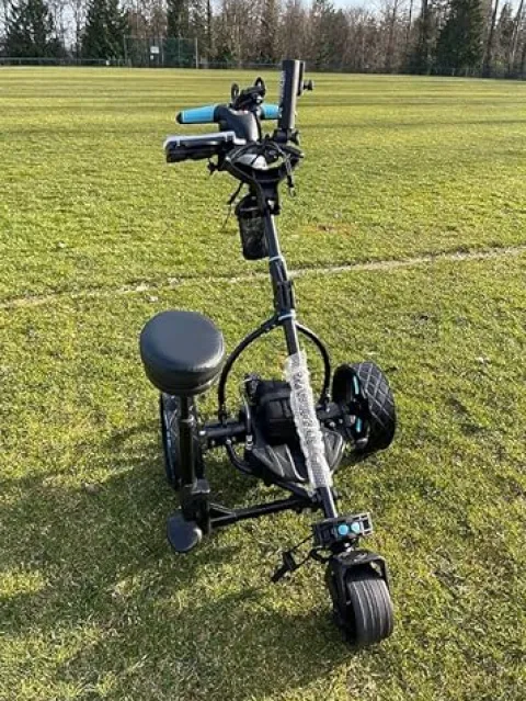 Insanity Golf Electric Golf Trolley with Remote & Slope Control Black/Blue
