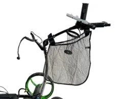 Insanity Golf Electric Golf Trolley with Remote Control, Aluminum Frame, Lithium-Ion Battery – White Cart & Black Wheels