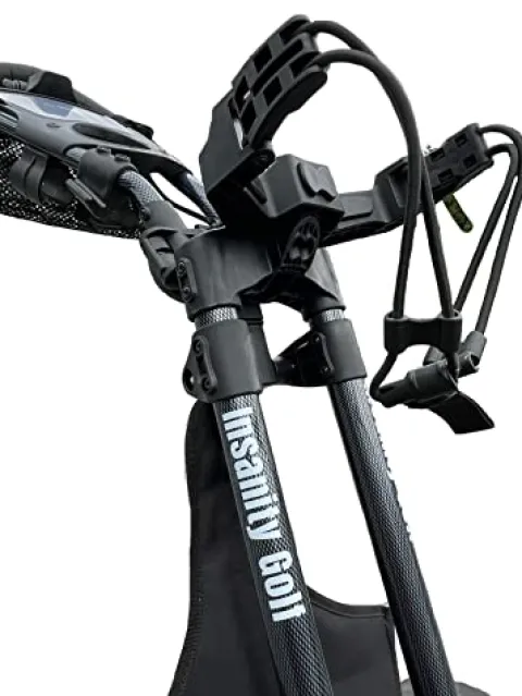 Insanity Golf Electric Golf Trolley with Remote Control, Aluminum Frame, Lithium-Ion Battery – Black