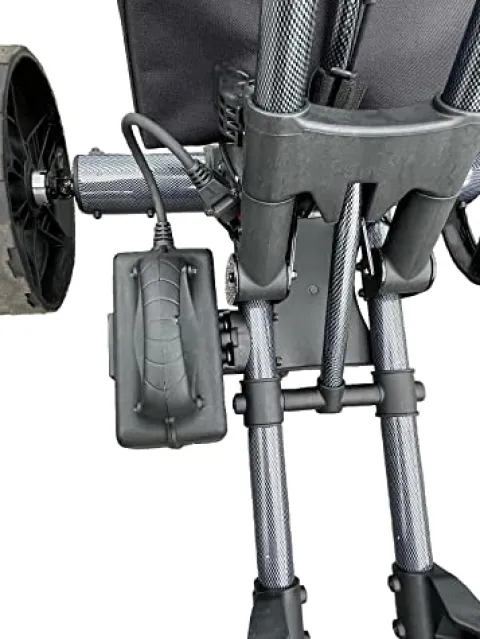 Insanity Golf Electric Golf Trolley with Remote Control, Aluminum Frame, Lithium-Ion Battery – Black