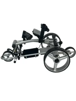 Insanity Golf PXL Electric Golf Push Cart Silver