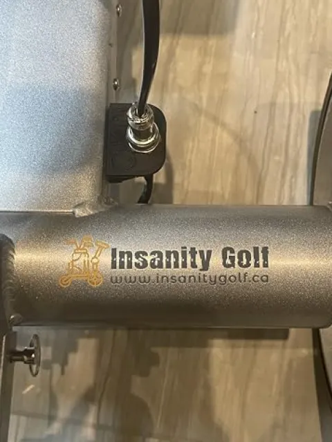 Insanity Golf PXL Electric Golf Cart with Remote Control Silver