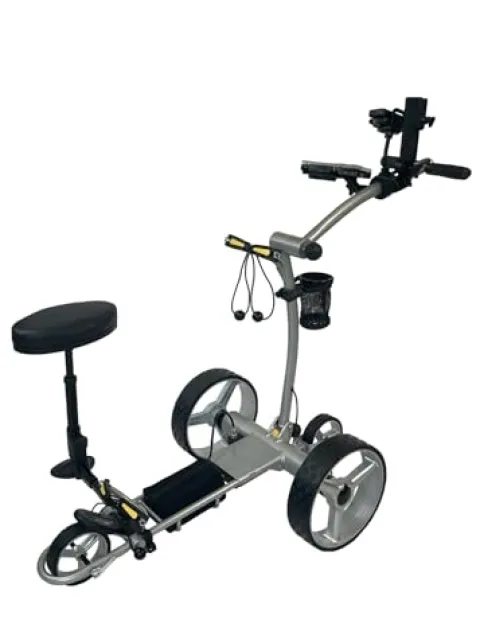 Insanity Golf PXL Electric Golf Cart with Remote Control Silver