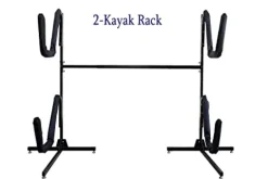 Insight Goods Kayak Rack – Free Standing Kayak Storage for Indoor/Outdoor (4 Kayaks)