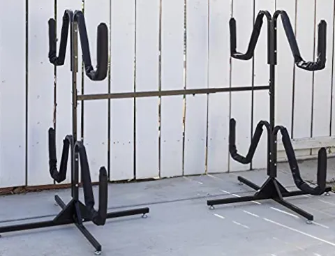 Insight Goods Kayak Rack – Free Standing Kayak Storage for Indoor/Outdoor (4 Kayaks)