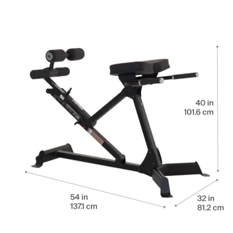 Inspire Fitness Hyper Extension/Roman Chair Black