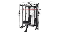 Inspire Fitness SCS Smith System Fully Loaded with Bench and Attachments – Functional Trainer Home Gym – Inspire SCS System (With Bench)