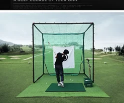 INTBUYING Portable Foldable Golf Hitting Cage