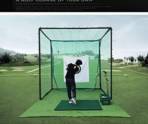 INTBUYING Portable Foldable Golf Hitting Cage