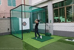INTBUYING Portable Foldable Golf Hitting Cage
